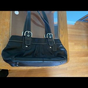 Black small/medium Coach handbag